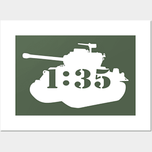 1:35 Tank (dark colors) T-Shirt Posters and Art